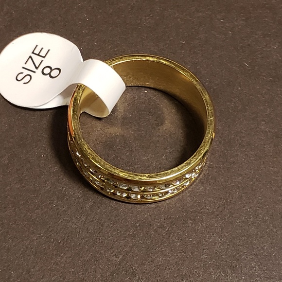 Buy 2~50% Off!!! Unisex Size 8 Double row CZ Infinity band - Picture 5 of 7